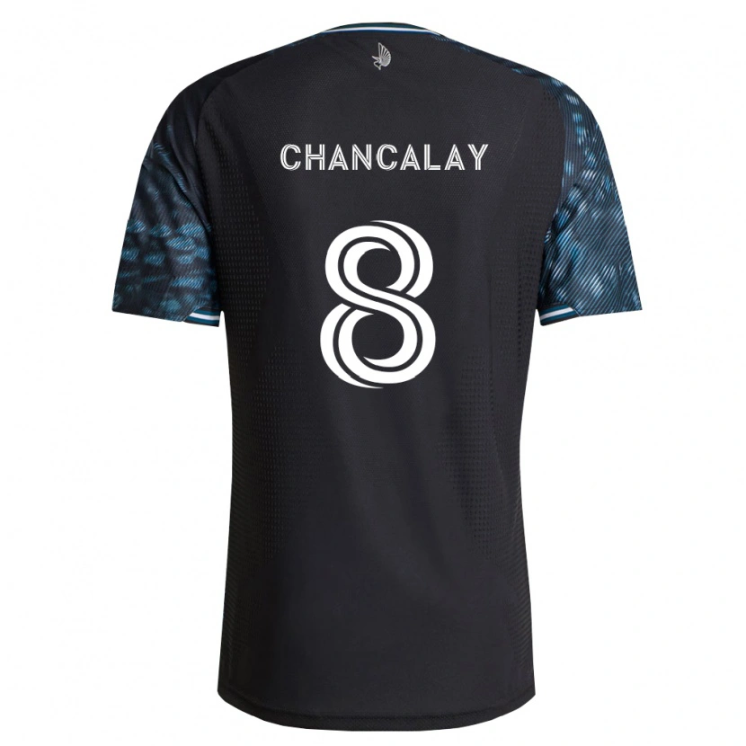 Danxen Hombre Camiseta Tomás Chancalay #8 Negro Blanco 1ª Equipación 2026/27 La Camisa