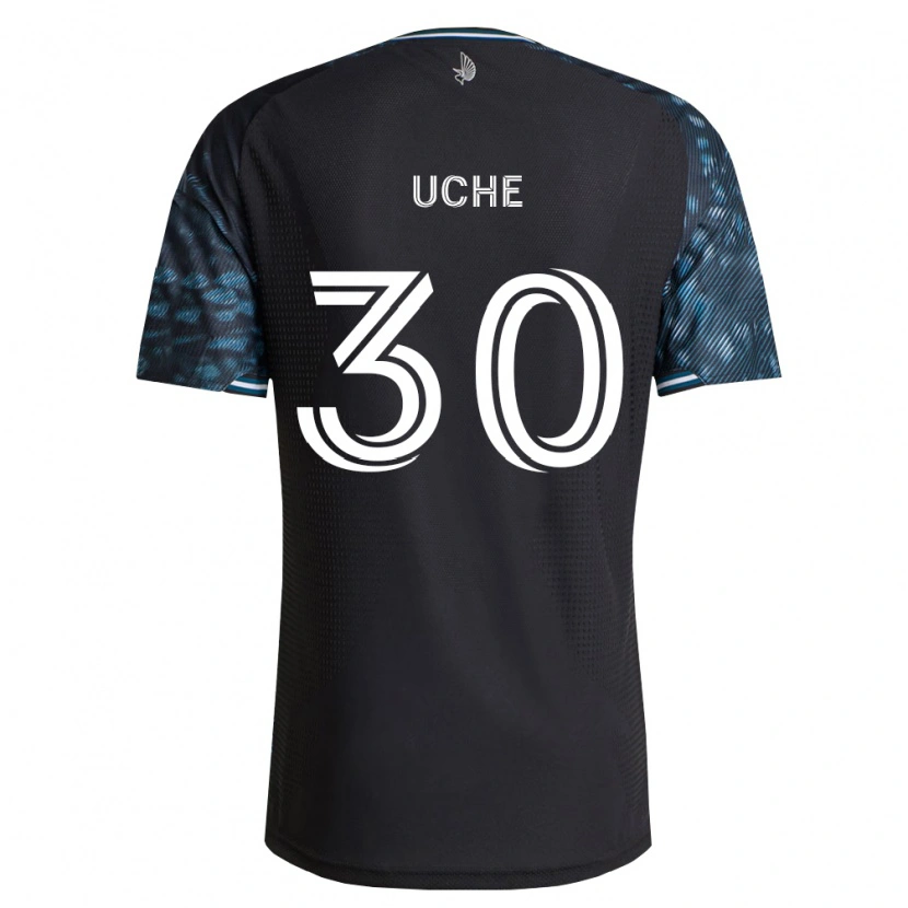Danxen Hombre Camiseta Cc Uche #30 Negro Blanco 1ª Equipación 2026/27 La Camisa