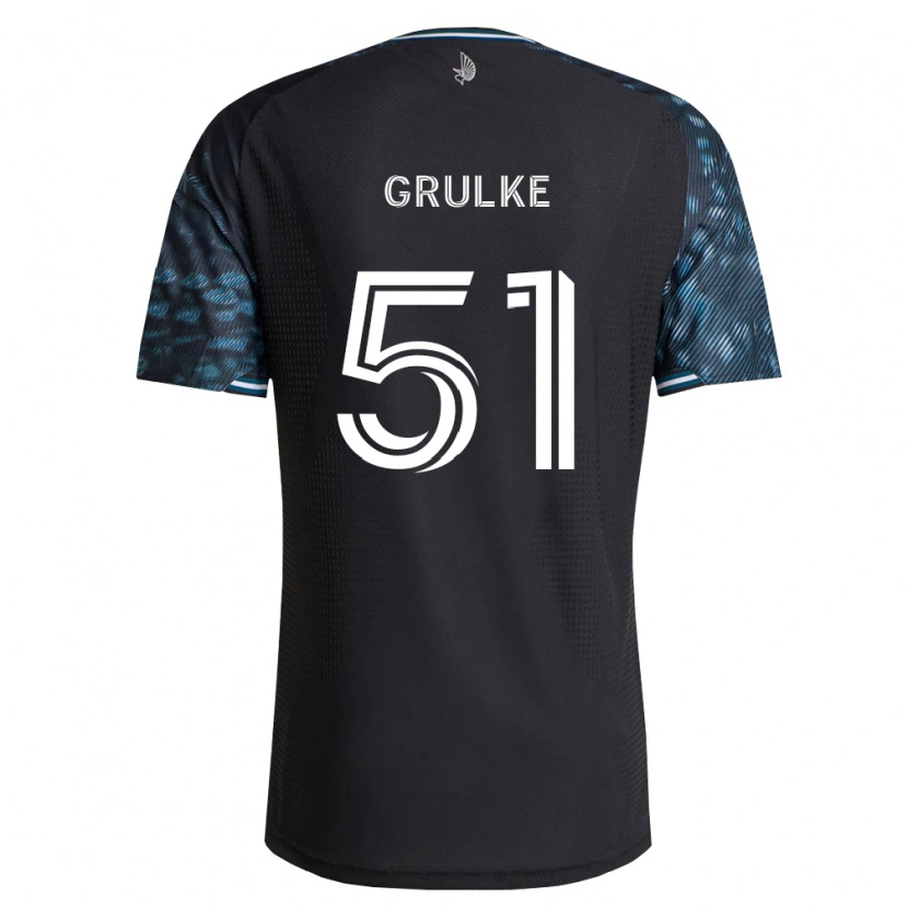Danxen Hombre Camiseta Calin Grulke #51 Negro Blanco 1ª Equipación 2026/27 La Camisa