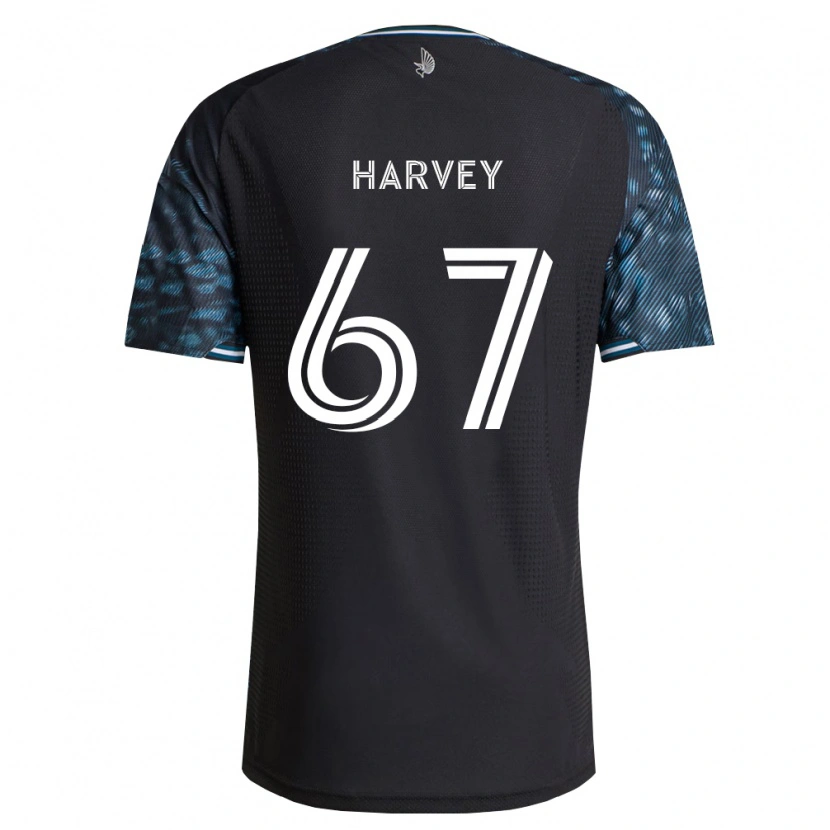 Danxen Hombre Camiseta Carlos Harvey #67 Negro Blanco 1ª Equipación 2026/27 La Camisa