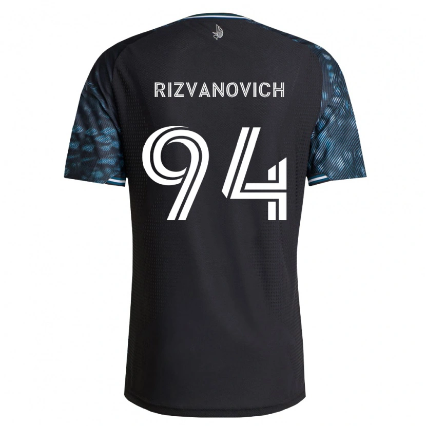 Danxen Hombre Camiseta Kayne Rizvanovich #94 Negro Blanco 1ª Equipación 2026/27 La Camisa