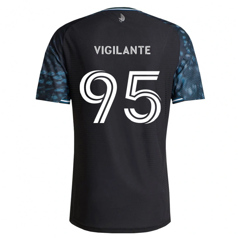 Danxen Hombre Camiseta Sam Vigilante #95 Negro Blanco 1ª Equipación 2026/27 La Camisa