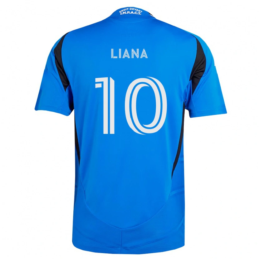 Danxen Hombre Camiseta Tarasco Liana #10 Azul Blanco Negro 1ª Equipación 2026/27 La Camisa
