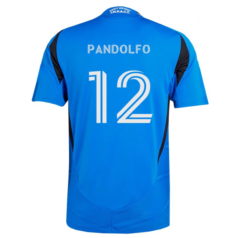 Danxen Hombre Camiseta Gabriel Pandolfo #12 Azul Blanco Negro 1ª Equipación 2026/27 La Camisa