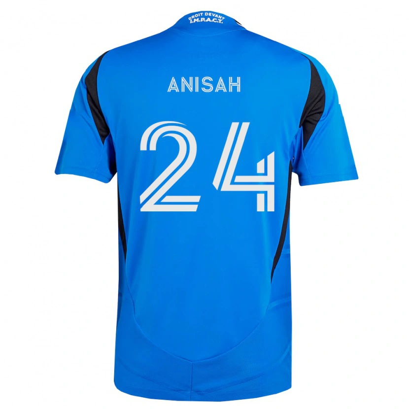 Danxen Hombre Camiseta Yusuf Anisah #24 Azul Blanco Negro 1ª Equipación 2026/27 La Camisa