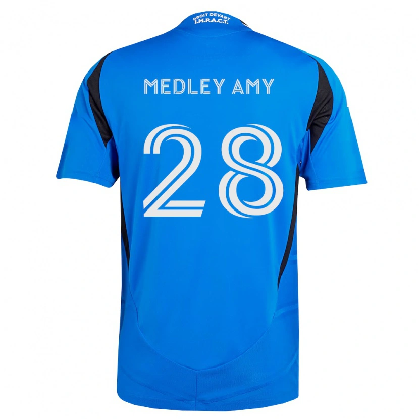 Danxen Hombre Camiseta Medley Amy #28 Azul Blanco Negro 1ª Equipación 2026/27 La Camisa