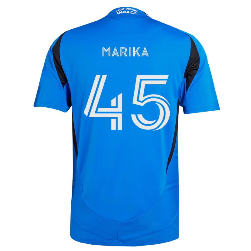 Danxen Hombre Camiseta Cregheur Marika #45 Azul Blanco Negro 1ª Equipación 2026/27 La Camisa