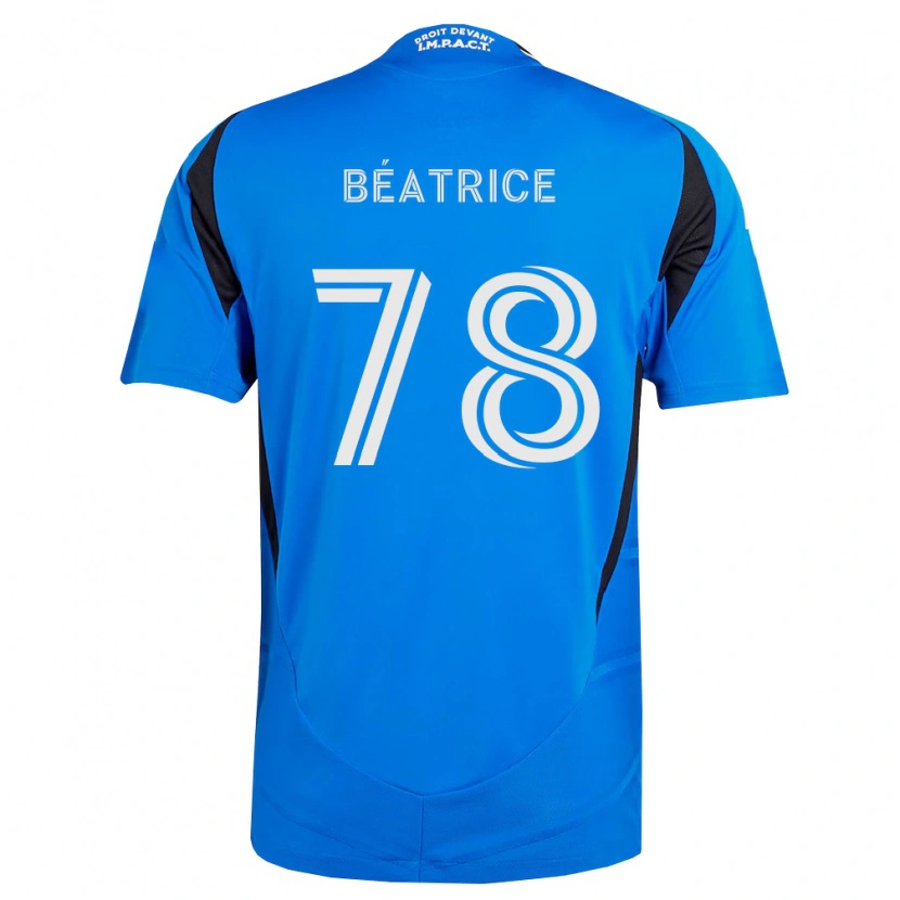 Danxen Hombre Camiseta Forcier Béatrice #78 Azul Blanco Negro 1ª Equipación 2026/27 La Camisa