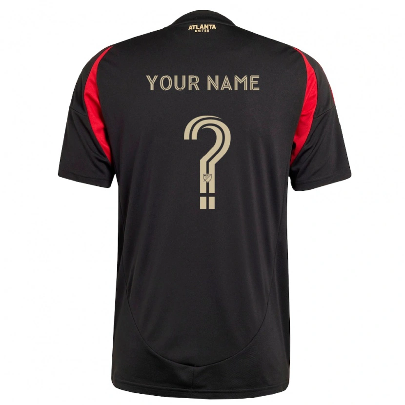 Danxen Hombre Camiseta Su Nombre #0 Negro Rojo 1ª Equipación 2026/27 La Camisa