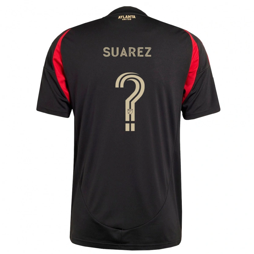 Danxen Hombre Camiseta Santiago Suarez #0 Negro Rojo 1ª Equipación 2026/27 La Camisa
