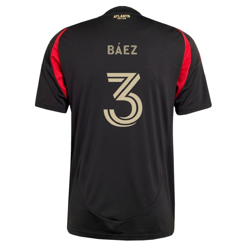 Danxen Hombre Camiseta Elías Báez #3 Negro Rojo 1ª Equipación 2026/27 La Camisa