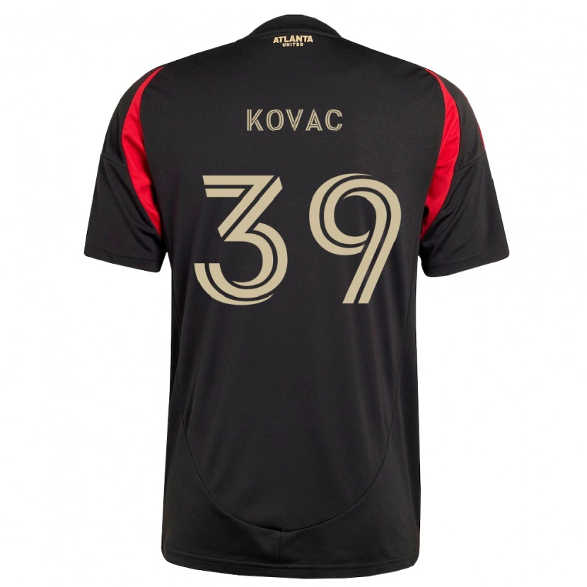 Danxen Hombre Camiseta Arif Kovac #39 Negro Rojo 1ª Equipación 2026/27 La Camisa