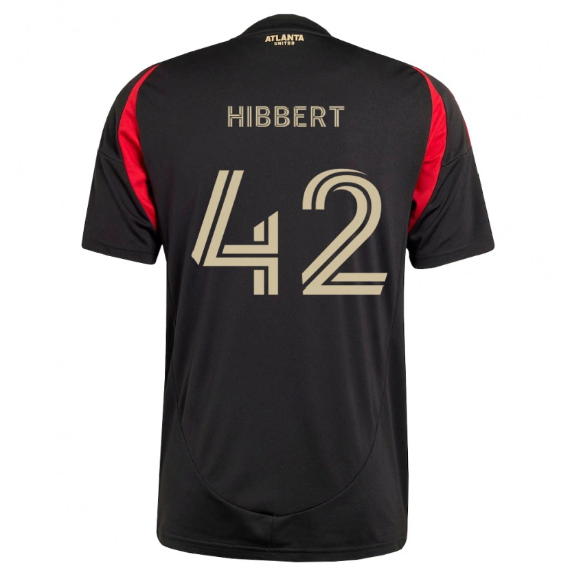 Danxen Hombre Camiseta Jayden Hibbert #42 Negro Rojo 1ª Equipación 2026/27 La Camisa