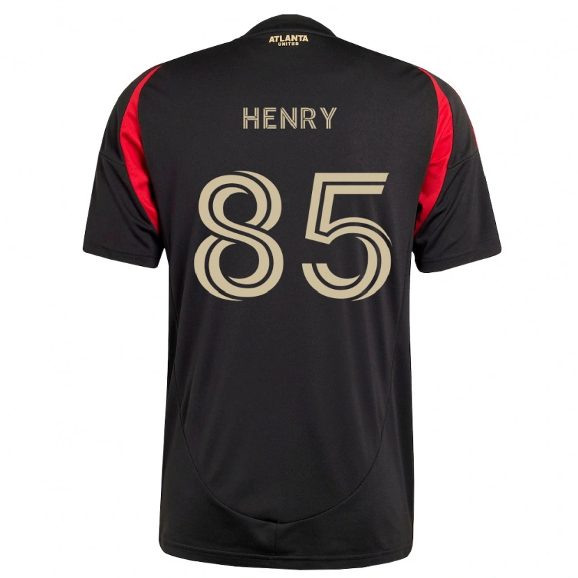 Danxen Hombre Camiseta Amir Henry #85 Negro Rojo 1ª Equipación 2026/27 La Camisa