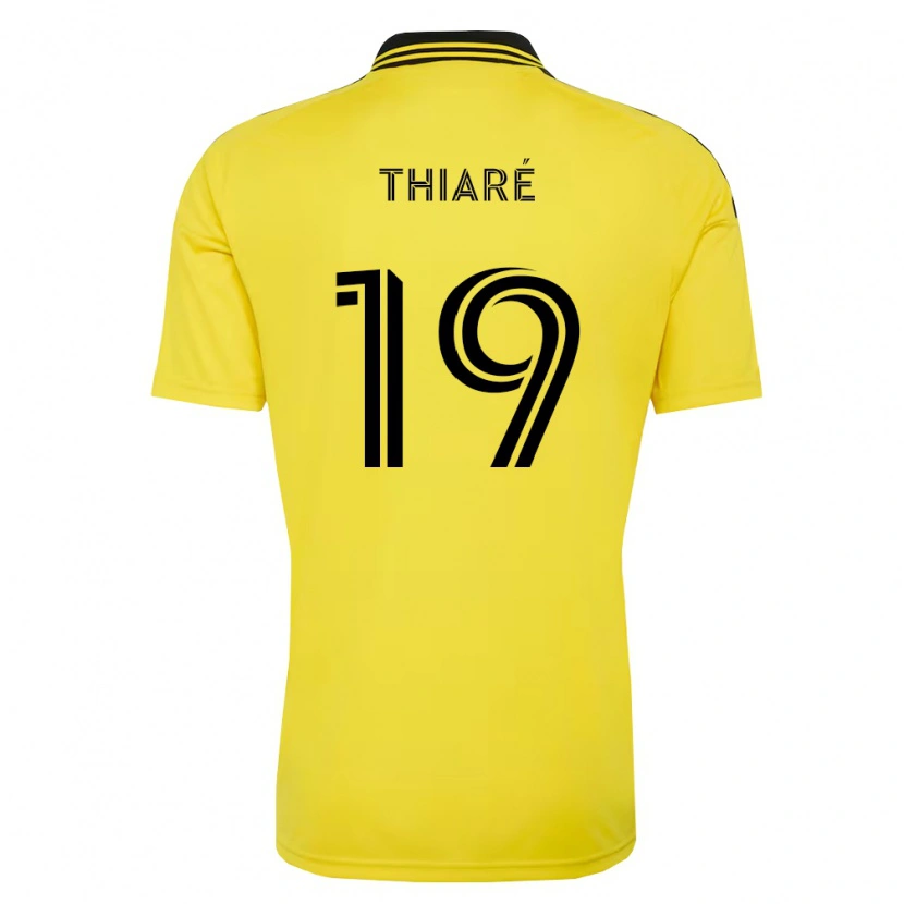 Danxen Hombre Camiseta Jamal Thiaré #19 Amarillo Negro 1ª Equipación 2026/27 La Camisa