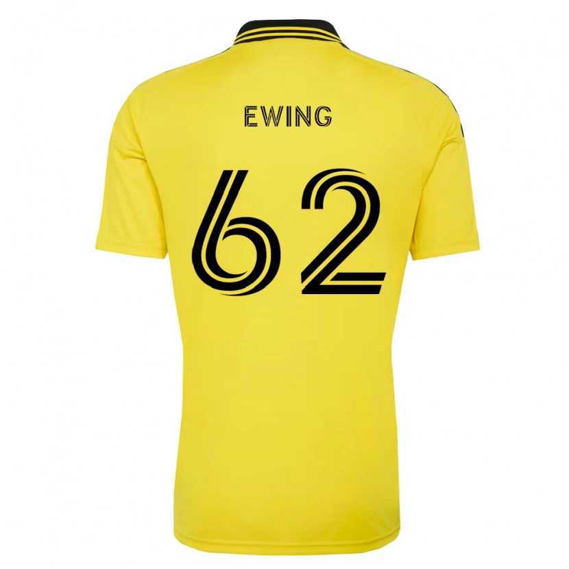 Danxen Hombre Camiseta Immanuel Ewing #62 Amarillo Negro 1ª Equipación 2026/27 La Camisa