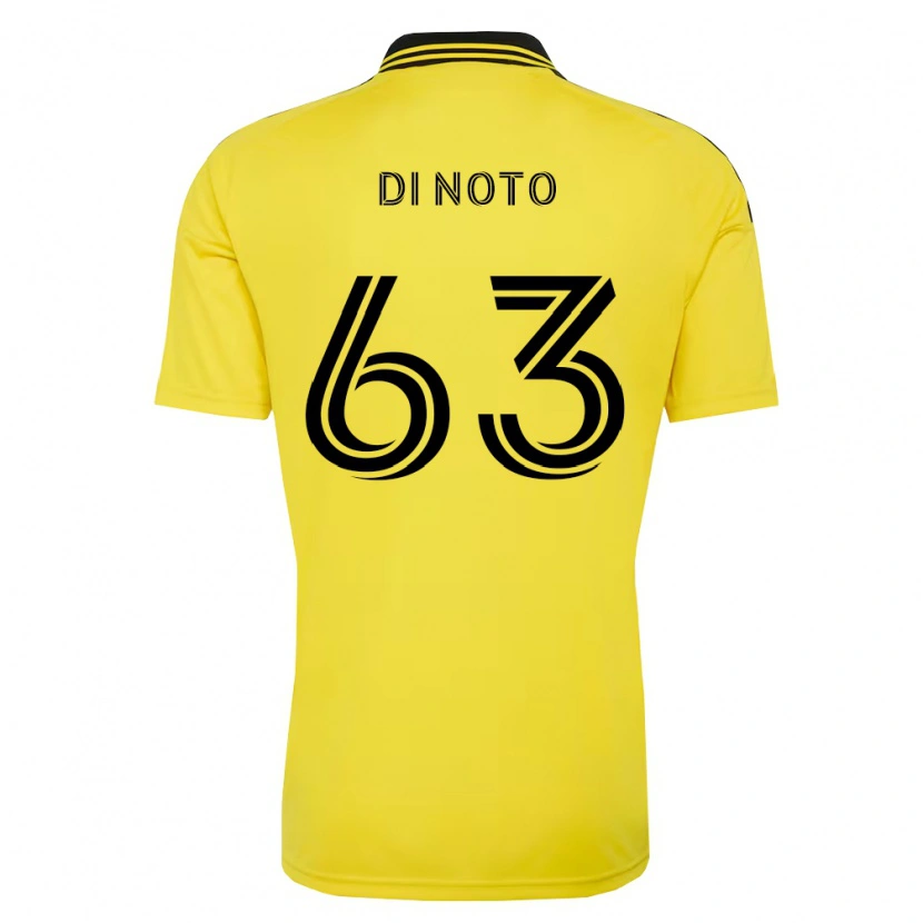 Danxen Hombre Camiseta Gianmarco Di Noto #63 Amarillo Negro 1ª Equipación 2026/27 La Camisa