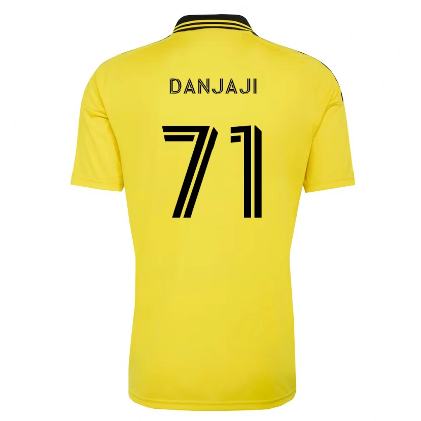 Danxen Hombre Camiseta Jamil Danjaji #71 Amarillo Negro 1ª Equipación 2026/27 La Camisa