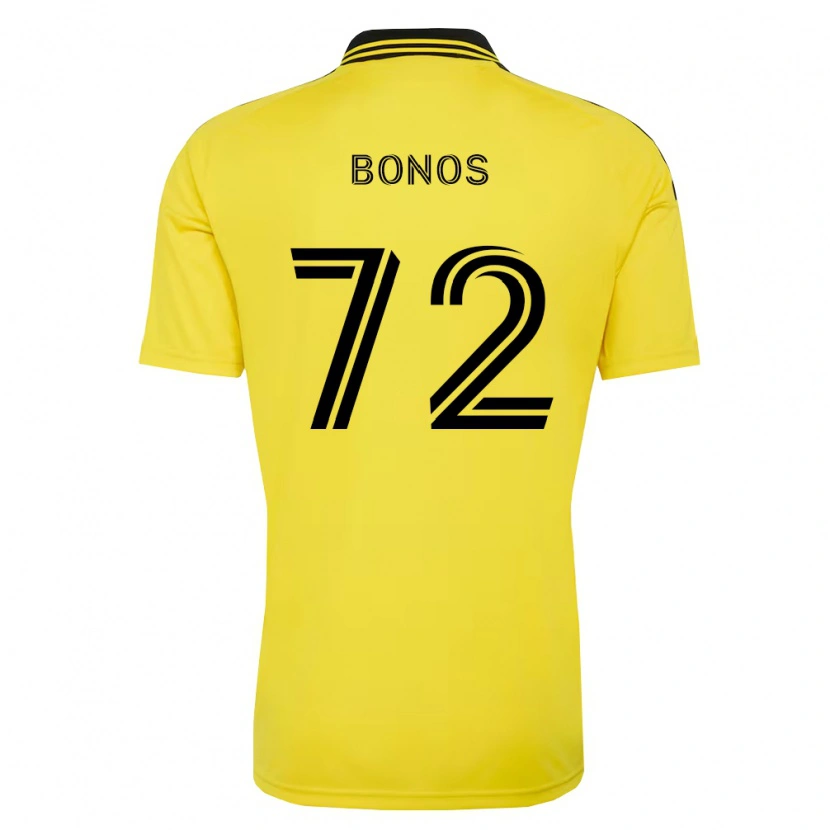 Danxen Hombre Camiseta Jackson Bonos #72 Amarillo Negro 1ª Equipación 2026/27 La Camisa