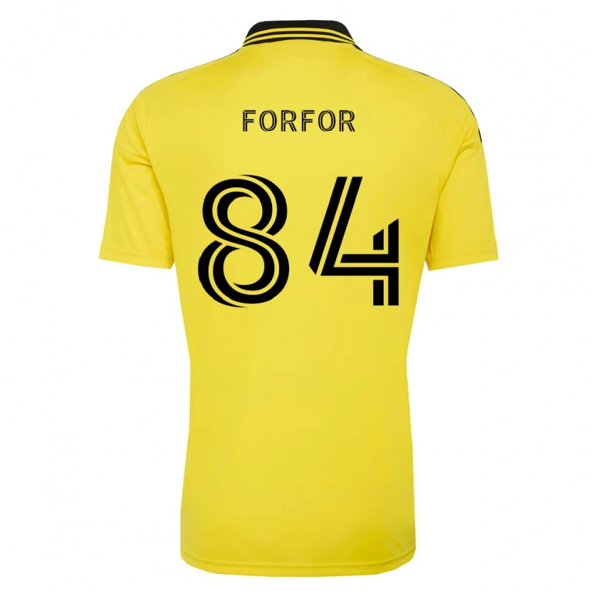 Danxen Hombre Camiseta Prince Forfor #84 Amarillo Negro 1ª Equipación 2026/27 La Camisa