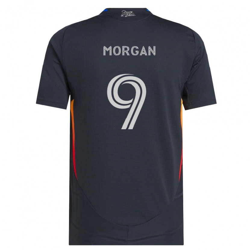 Danxen Hombre Camiseta Lewis Morgan #9 Gris Oscuro Rojo 1ª Equipación 2026/27 La Camisa