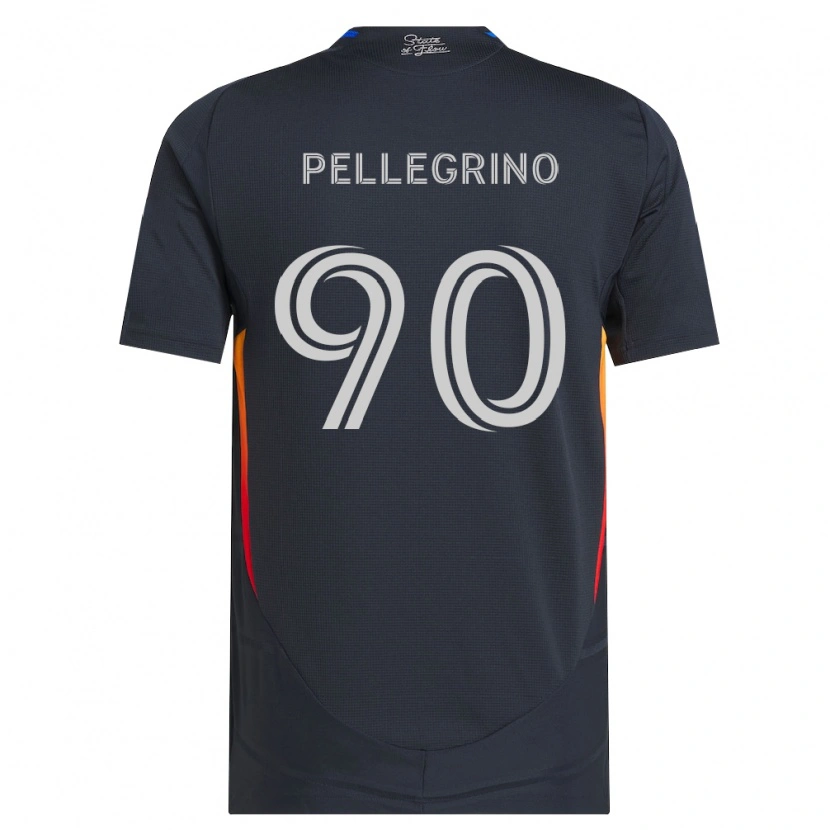 Danxen Hombre Camiseta Amahl Pellegrino #90 Gris Oscuro Rojo 1ª Equipación 2026/27 La Camisa
