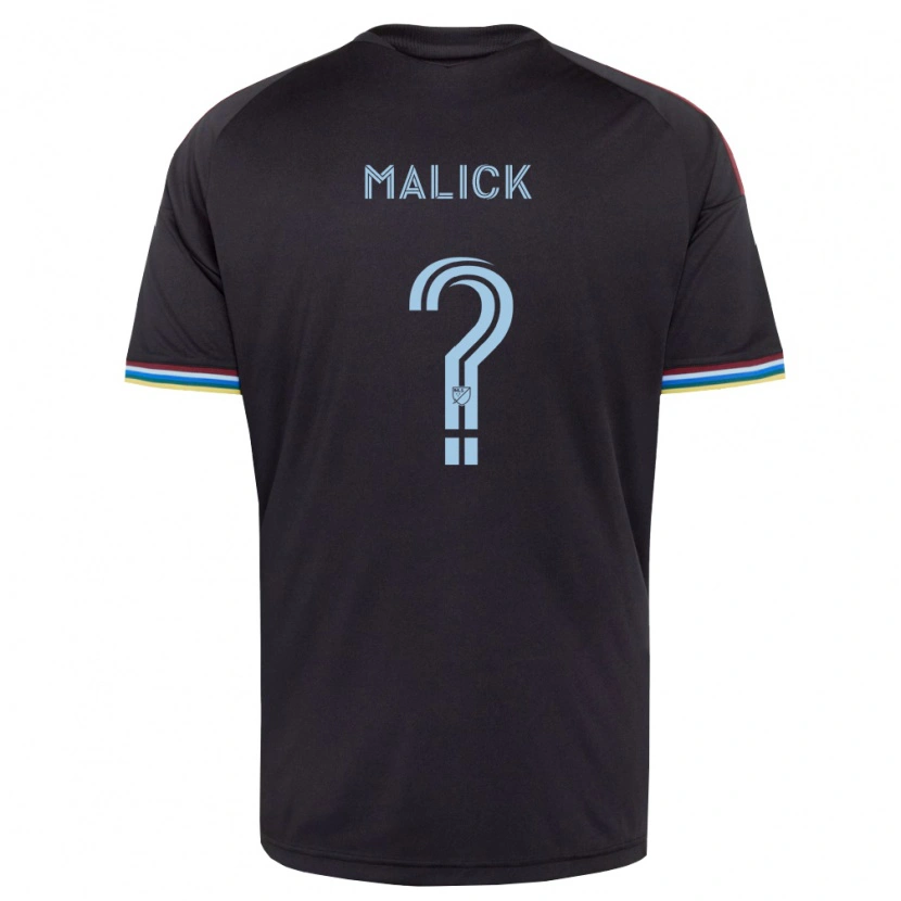 Danxen Hombre Camiseta Owen Malick #0 Azul Cielo Negro 1ª Equipación 2026/27 La Camisa