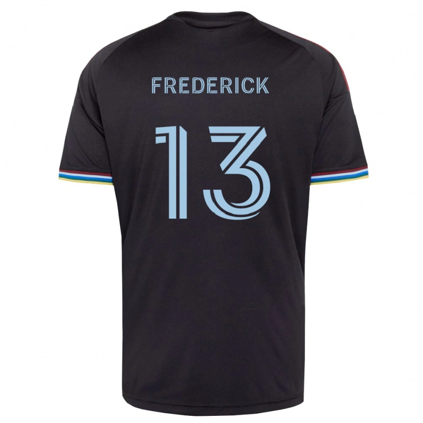 Danxen Hombre Camiseta Wayne Frederick #13 Azul Cielo Negro 1ª Equipación 2026/27 La Camisa
