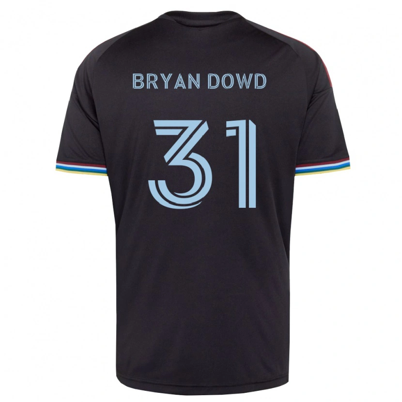 Danxen Hombre Camiseta Bryan Dowd #31 Azul Cielo Negro 1ª Equipación 2026/27 La Camisa