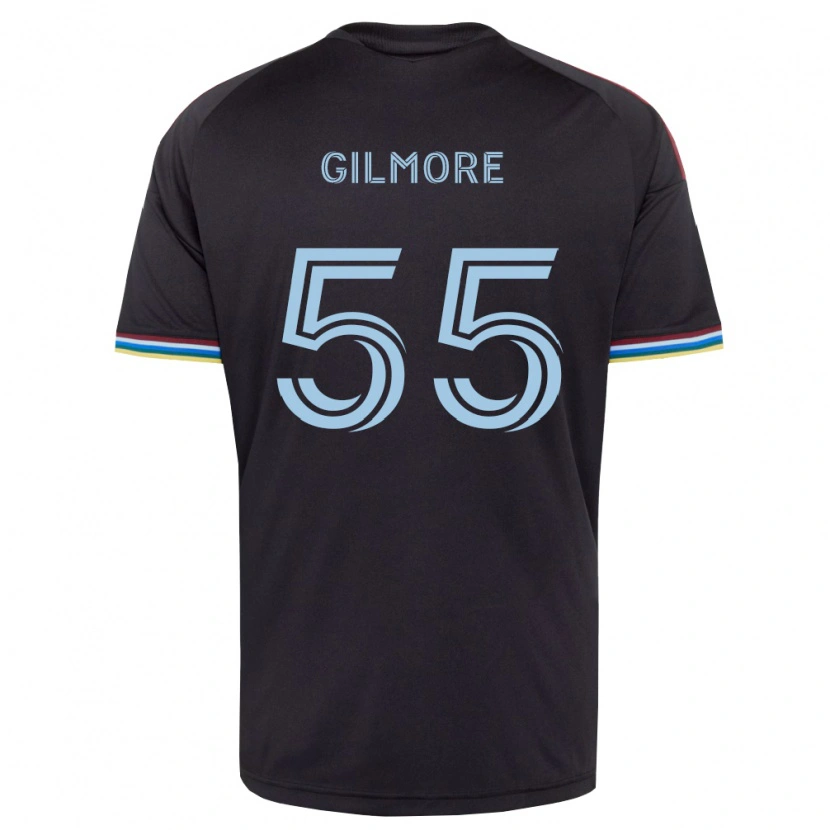 Danxen Hombre Camiseta Grant Gilmore #55 Azul Cielo Negro 1ª Equipación 2026/27 La Camisa