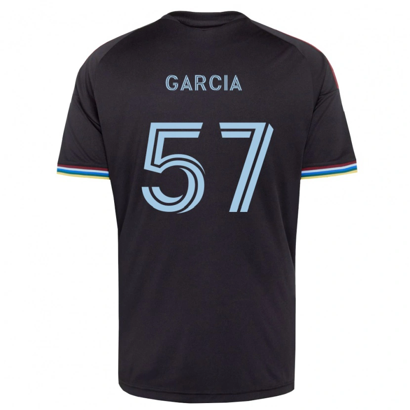 Danxen Hombre Camiseta Rogelio Garcia #57 Azul Cielo Negro 1ª Equipación 2026/27 La Camisa