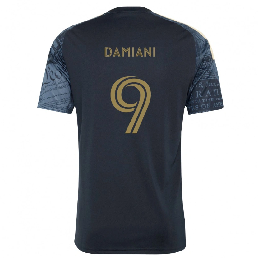 Danxen Hombre Camiseta Bruno Damiani #9 Azul Marino Marrón 1ª Equipación 2026/27 La Camisa