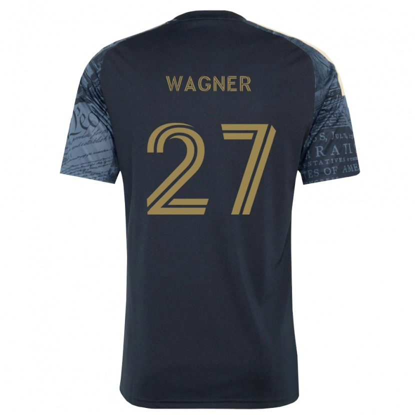 Danxen Hombre Camiseta Kai Wagner #27 Azul Marino Marrón 1ª Equipación 2026/27 La Camisa