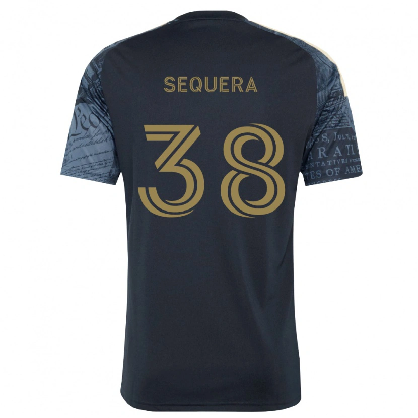 Danxen Hombre Camiseta Giovanny Sequera #38 Azul Marino Marrón 1ª Equipación 2026/27 La Camisa