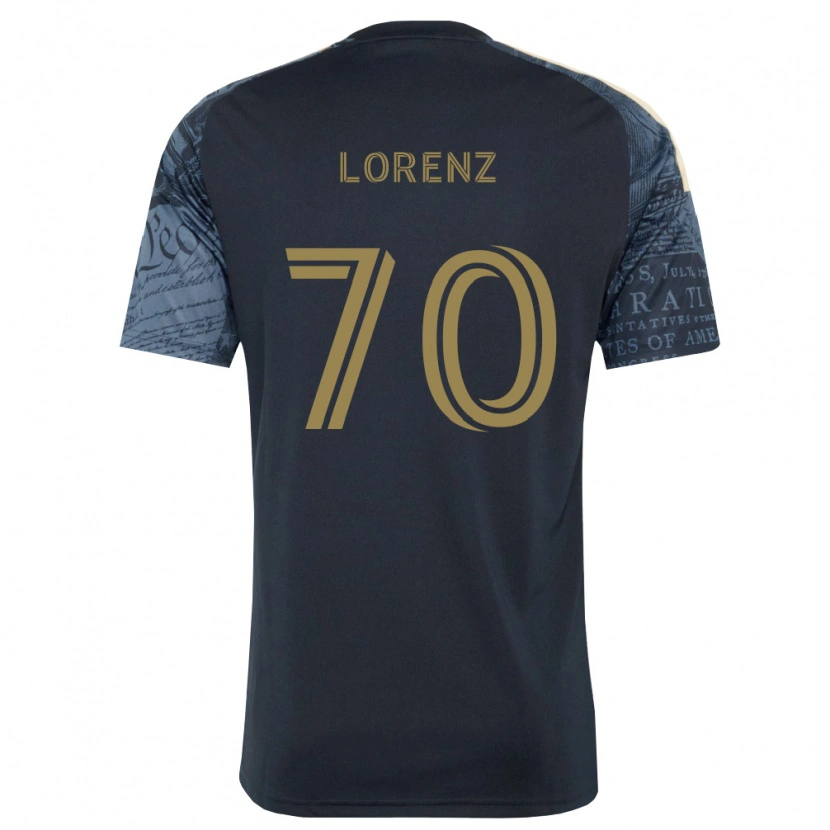 Danxen Hombre Camiseta Charli Lorenz #70 Azul Marino Marrón 1ª Equipación 2026/27 La Camisa