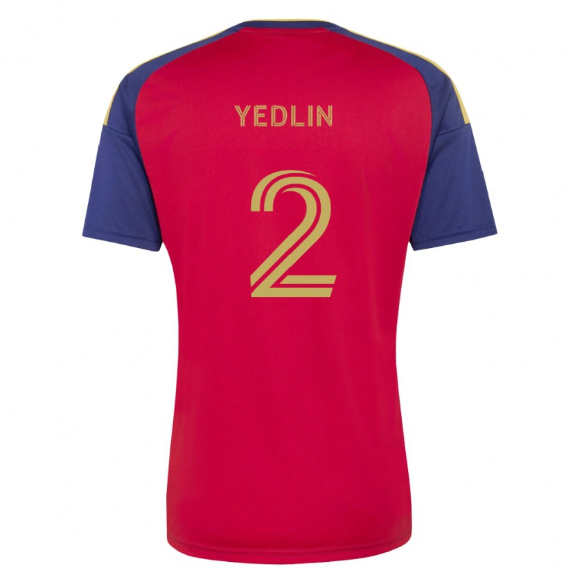 Danxen Hombre Camiseta Deandre Yedlin #2 Azul Real Marrón Rojo 1ª Equipación 2026/27 La Camisa