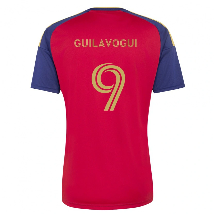 Danxen Hombre Camiseta Morgan Guilavogui #9 Azul Real Marrón Rojo 1ª Equipación 2026/27 La Camisa