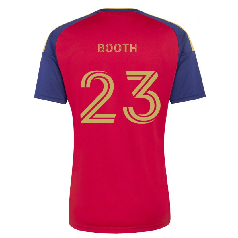 Danxen Hombre Camiseta Zach Booth #23 Azul Real Marrón Rojo 1ª Equipación 2026/27 La Camisa