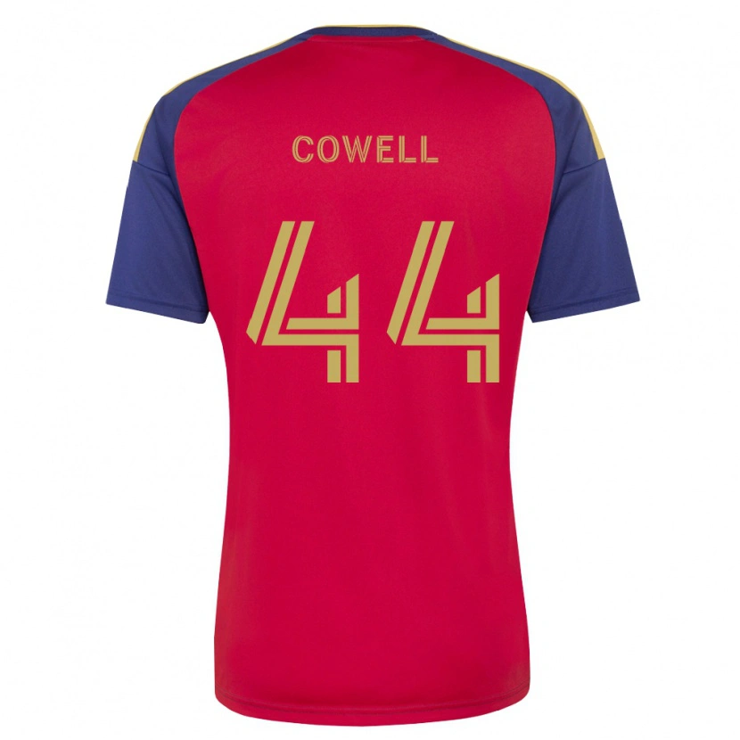 Danxen Hombre Camiseta Chance Cowell #44 Azul Real Marrón Rojo 1ª Equipación 2026/27 La Camisa