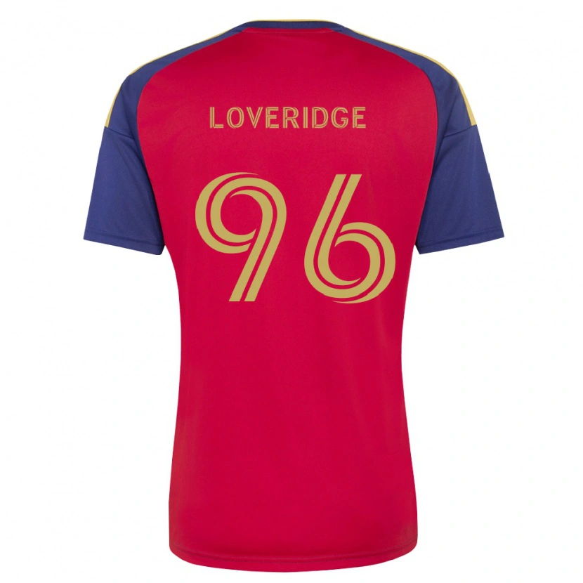 Danxen Hombre Camiseta Pete Loveridge #96 Azul Real Marrón Rojo 1ª Equipación 2026/27 La Camisa
