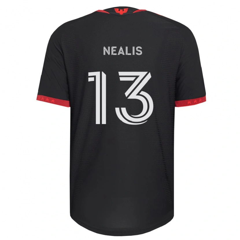 Danxen Hombre Camiseta Sean Nealis #13 Negro Blanco Rojo 1ª Equipación 2026/27 La Camisa