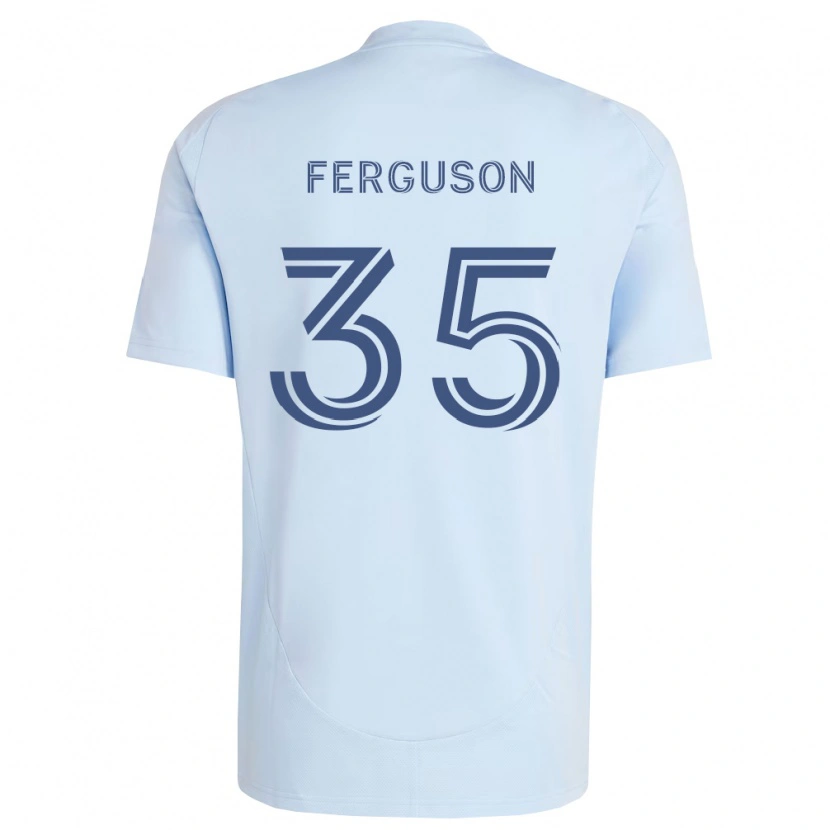 Danxen Hombre Camiseta Mitchell Ferguson #35 Azul Claro Gris Claro 1ª Equipación 2026/27 La Camisa