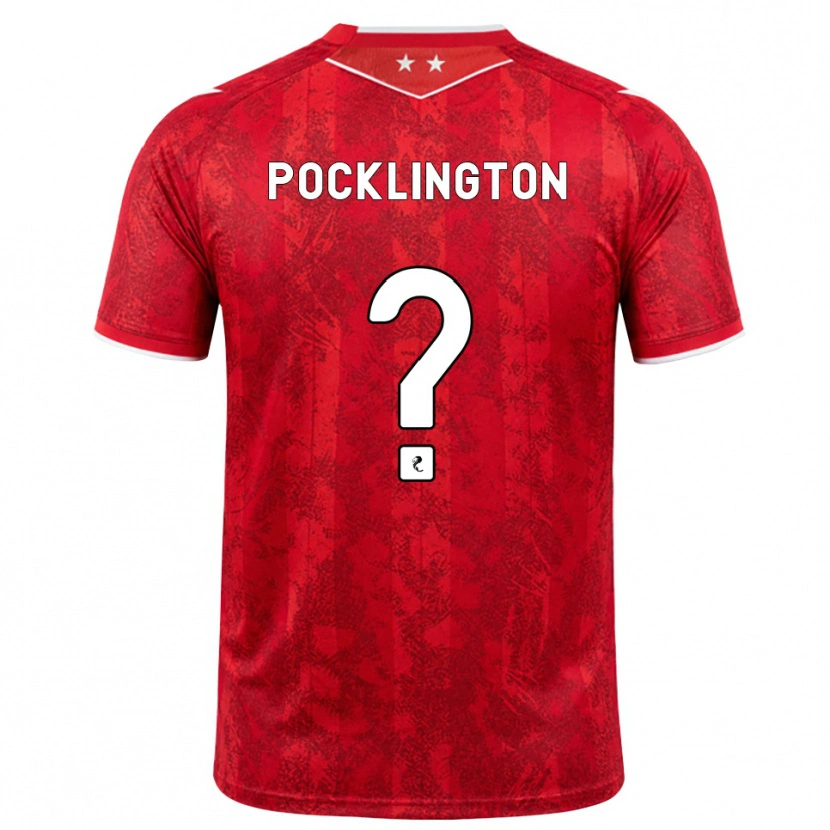 Danxen Hombre Camiseta Max Pocklington #0 Rojo Blanco 1ª Equipación 2026/27 La Camisa