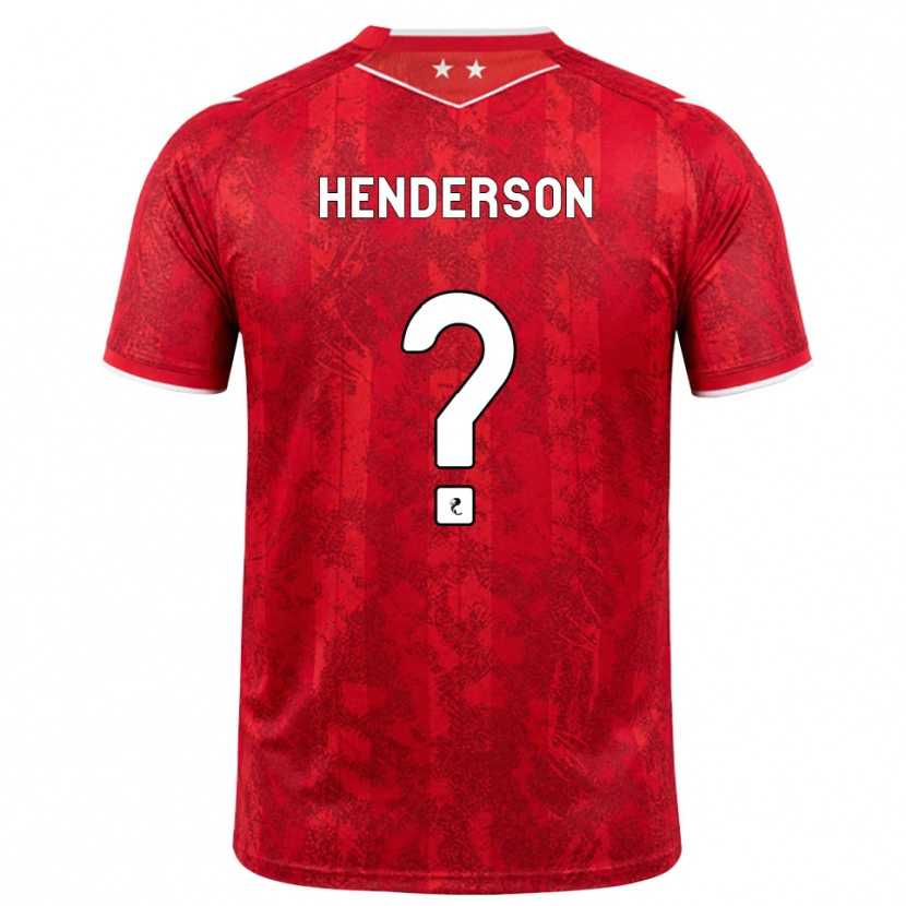 Danxen Hombre Camiseta Jay Henderson #0 Rojo Blanco 1ª Equipación 2026/27 La Camisa