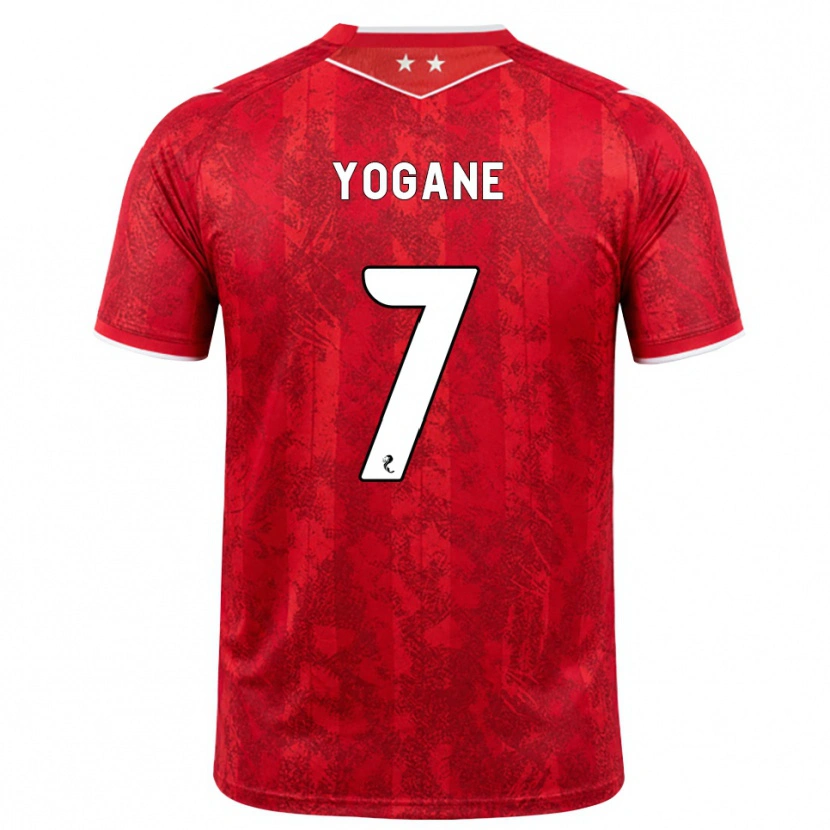 Danxen Hombre Camiseta Tony Yogane #7 Rojo Blanco 1ª Equipación 2026/27 La Camisa
