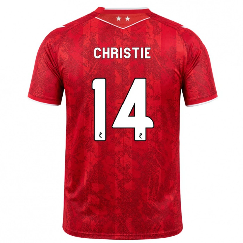 Danxen Hombre Camiseta Mya Christie #14 Rojo Blanco 1ª Equipación 2026/27 La Camisa