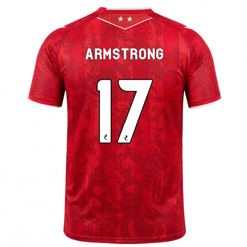 Danxen Hombre Camiseta Stuart Armstrong #17 Rojo Blanco 1ª Equipación 2026/27 La Camisa
