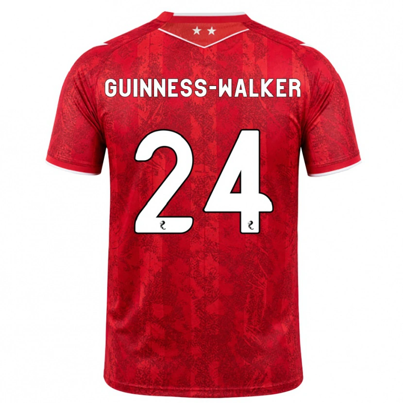 Danxen Hombre Camiseta Nesta Guinness-Walker #24 Rojo Blanco 1ª Equipación 2026/27 La Camisa