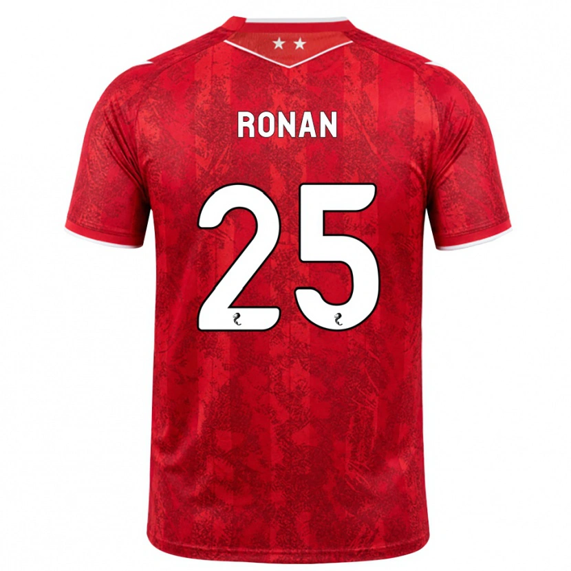 Danxen Hombre Camiseta Connor Ronan #25 Rojo Blanco 1ª Equipación 2026/27 La Camisa