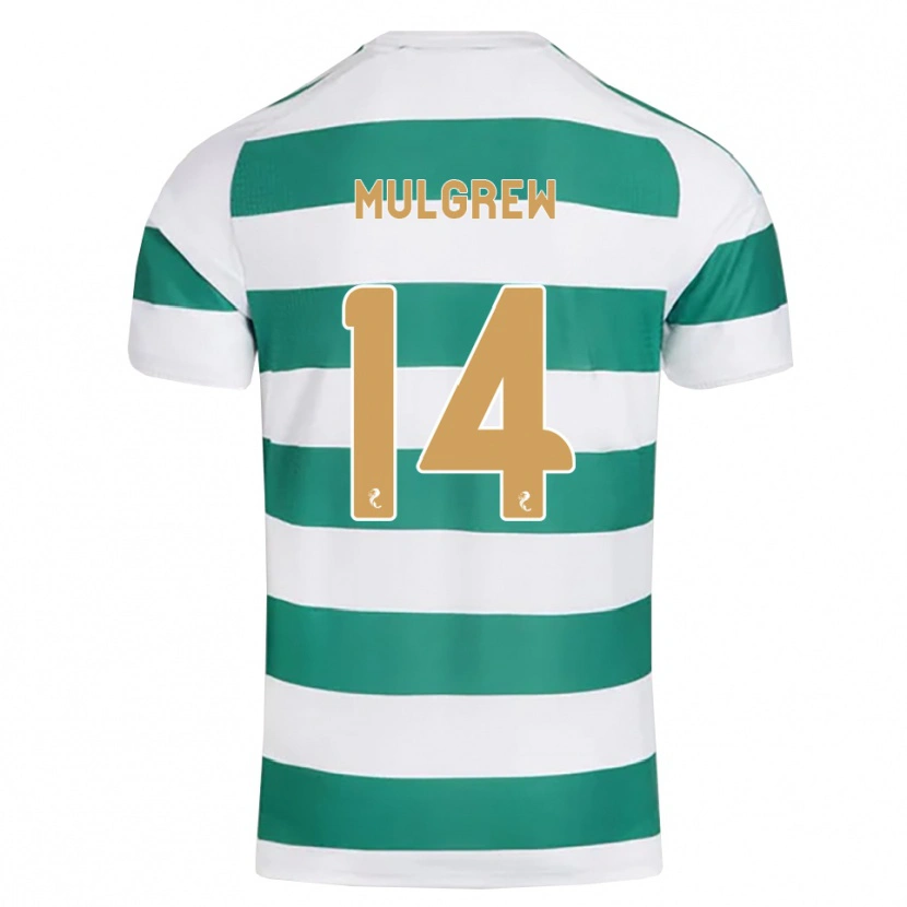 Danxen Hombre Camiseta Joshua Mulgrew #14 Cian Oscuro Blanco 1ª Equipación 2026/27 La Camisa